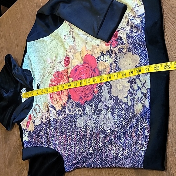 Coldwater Creek Velvety pantsuit Pjs Size: P/M Black Hoodie jacket elastic pants - Picture 10 of 16